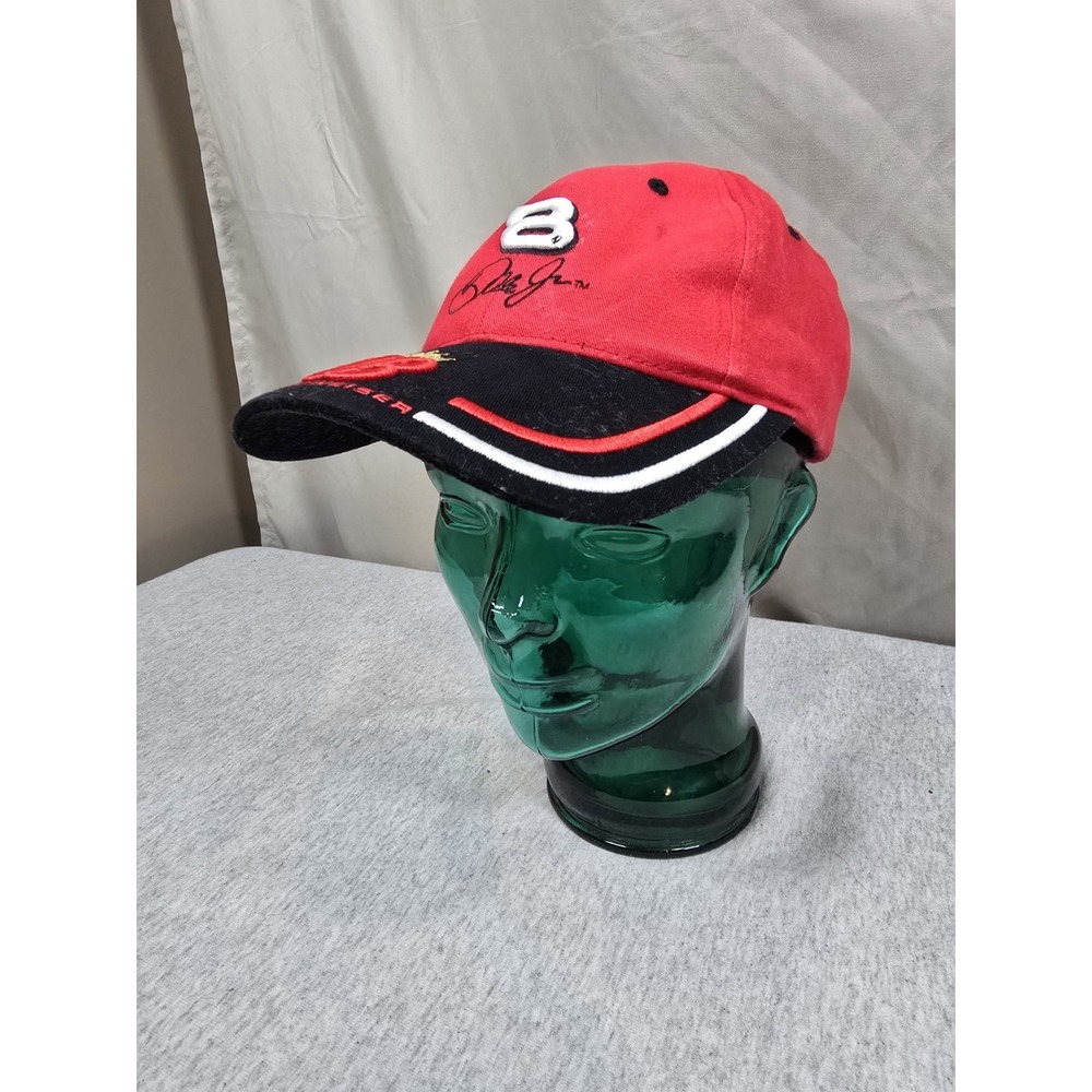 Vintage Dale Earnhardt Jr Budweiser #8 Winners Circle NASCAR Hat Racing Red
